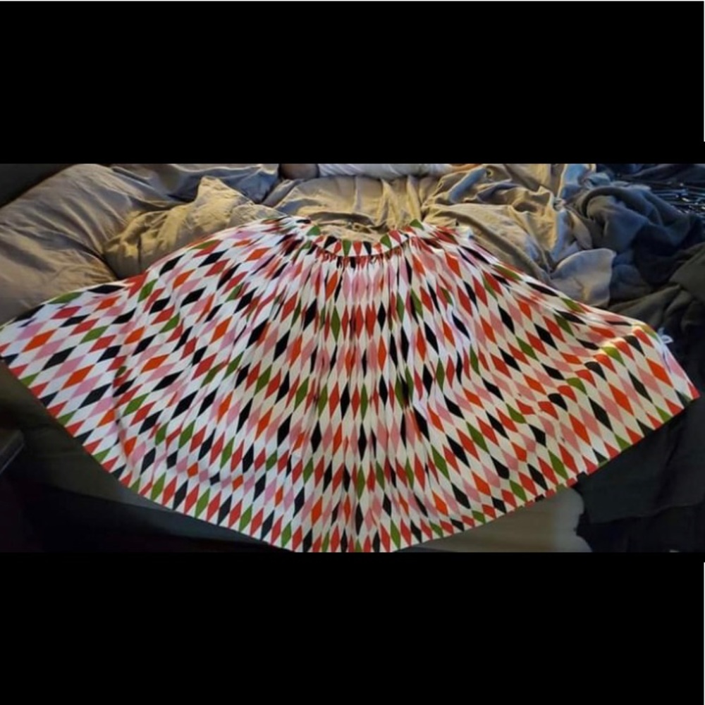 EUC pinup girl Harlequin skirt